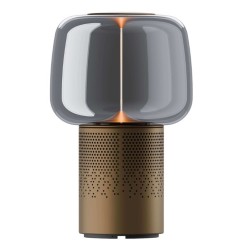 Lampa przenośna z głośnikiem Serena Play brązowa