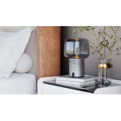 Lampa przenośna z głośnikiem Serena Play szara