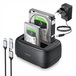 Orico Stacja dokująca 2 dyski SATA 2,5/3,5'' HDD/SSD, klonow… | PartsPC.pl