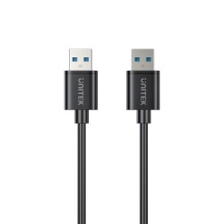 Unitek Kabel USB 3.0 męsko-męski | 5Gbps | 1,5m czarny | PartsPC.pl