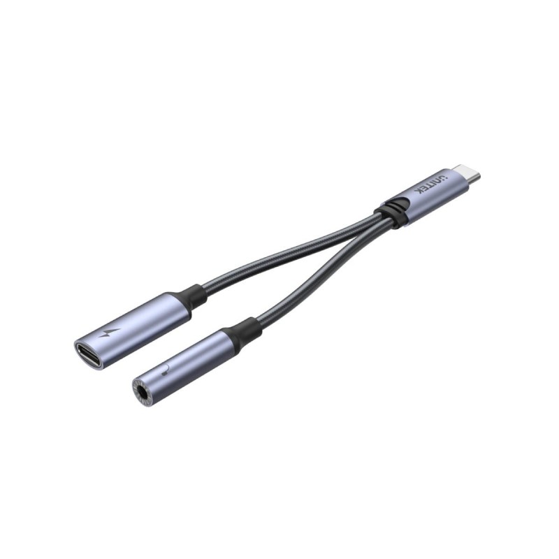 Unitek Adapter USB-C na 3,5 mm (audio) z funkcją PD | PartsPC.pl