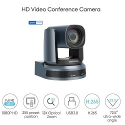 RC821U Kamera USB-HDMI / 12 x ZOOM OPTYCZNY | PartsPC.pl