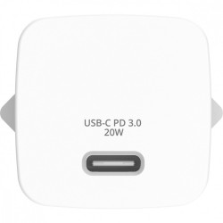 Ładowarka uniwersalna Mini GaN 20W z kablem 1m, USB-C P.D 3.0