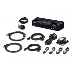Przełącznik KVMP 2-Port USB 3.0 8K DP | PartsPC.pl
