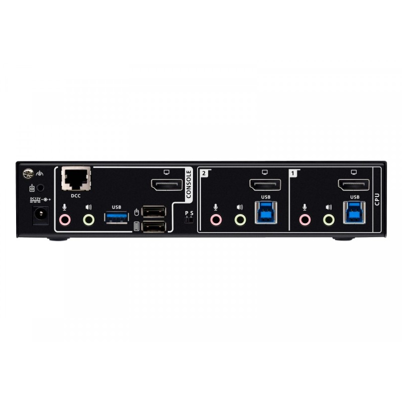 Przełącznik KVMP 2-Port USB 3.0 8K DP | PartsPC.pl