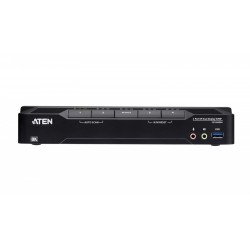 Przełącznik KVMP 4 porty USB 3.0 8K DP Dual Display | PartsPC.pl