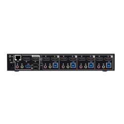 Przełącznik KVMP 4 porty USB 3.0 8K DP Dual Display | PartsPC.pl