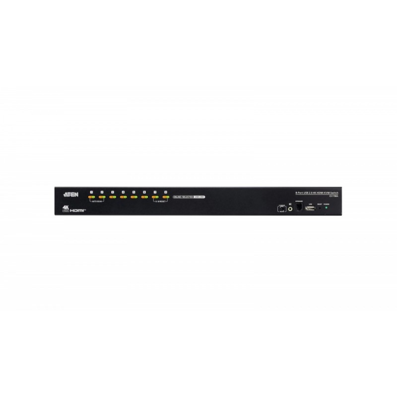 Przełącznik KVM 8 portów USB2.0 4k HDMI | PartsPC.pl