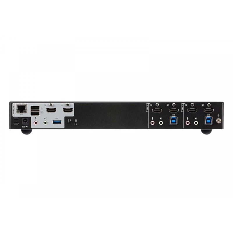 Przełącznik KVMP 2-Port USB3.0 4K HDMI Dual Display | PartsPC.pl