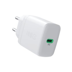Ładowarka sieciowa USB 30W 1x USB-C BIAŁA | PartsPC.pl