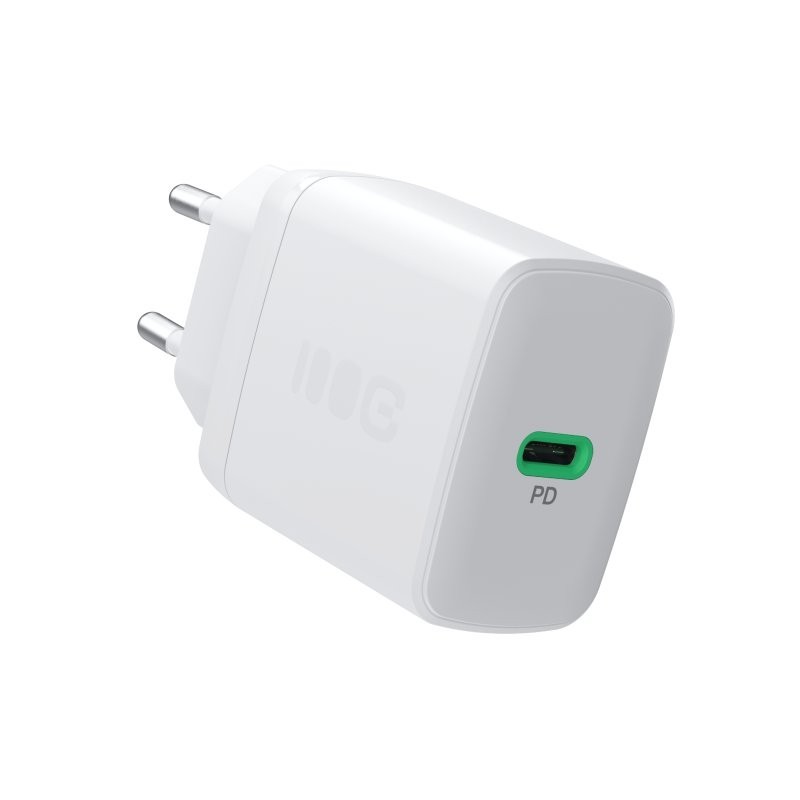 Ładowarka sieciowa USB 30W 1x USB-C BIAŁA | PartsPC.pl