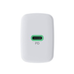 Ładowarka sieciowa USB 30W 1x USB-C BIAŁA | PartsPC.pl