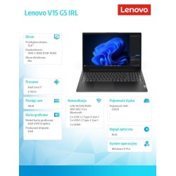 Laptop V15 G5 83GW00MFPB W11Pro i7-13620H/16GB/512GB/INT/15.… | PartsPC.pl
