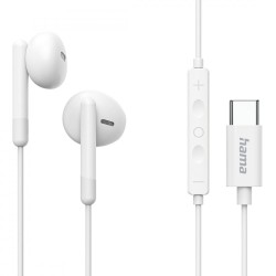 Słuchawki douszne classy usb-c białe | PartsPC.pl