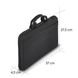 Torba do laptopa hardcase 14,1 cala czarna | PartsPC.pl