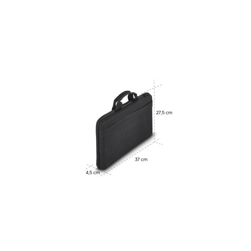 Torba do laptopa hardcase 14,1 cala czarna | PartsPC.pl