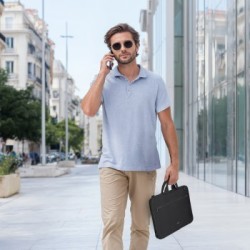 Torba do laptopa hardcase 14,1 cala czarna | PartsPC.pl