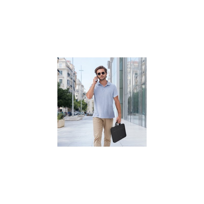 Torba do laptopa hardcase 14,1 cala czarna | PartsPC.pl