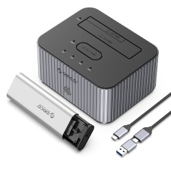 Orico Stacja dokująca na 2 dyski, 1x SATA, 1x NVMe, klonowan… | PartsPC.pl