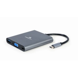 Adapter USB-C Hub HDMI USB-C PD VGA USB 3.0 Audio Card | PartsPC.pl