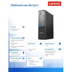 Komputer ThinkCentre Neo 50s G5 SFF 12XD001KPB i7-14700/16GB… | PartsPC.pl