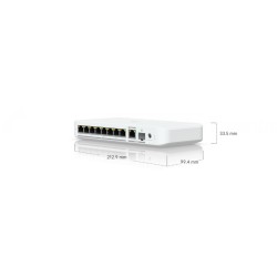Przełącznik UniFi Switch 8 PoE USW-Flex-2.5G-8-PoE | PartsPC.pl