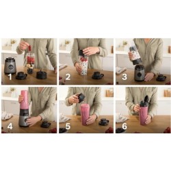 Mini blender z butelką ToGo MMB2111S | PartsPC.pl