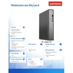 Komputer ThinkCentre Neo 50q Tiny G6 13HR003YPB W11Pro Ultra… | PartsPC.pl