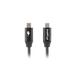 Kabel USB-C M/M 2.0 CA-CMCM-40CU-0010-BK Czarny 1m | PartsPC.pl