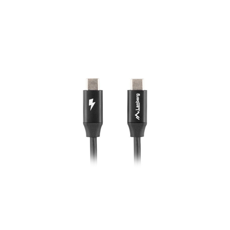 Kabel USB-C M/M 2.0 CA-CMCM-40CU-0010-BK Czarny 1m | PartsPC.pl