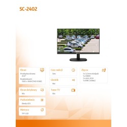 AG NEOVO Monitor 23,8 cala SC-2402 czarny IPS FHD VGA HDMI… | PartsPC.pl