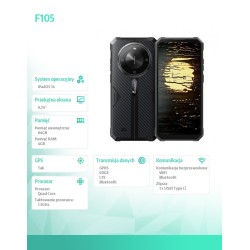 Fossibot Smartfon F105 black | PartsPC.pl