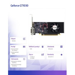 AFOX Karta graficzna - Geforce GT1030 4GB GDDR4 64Bit DVI HD… | PartsPC.pl