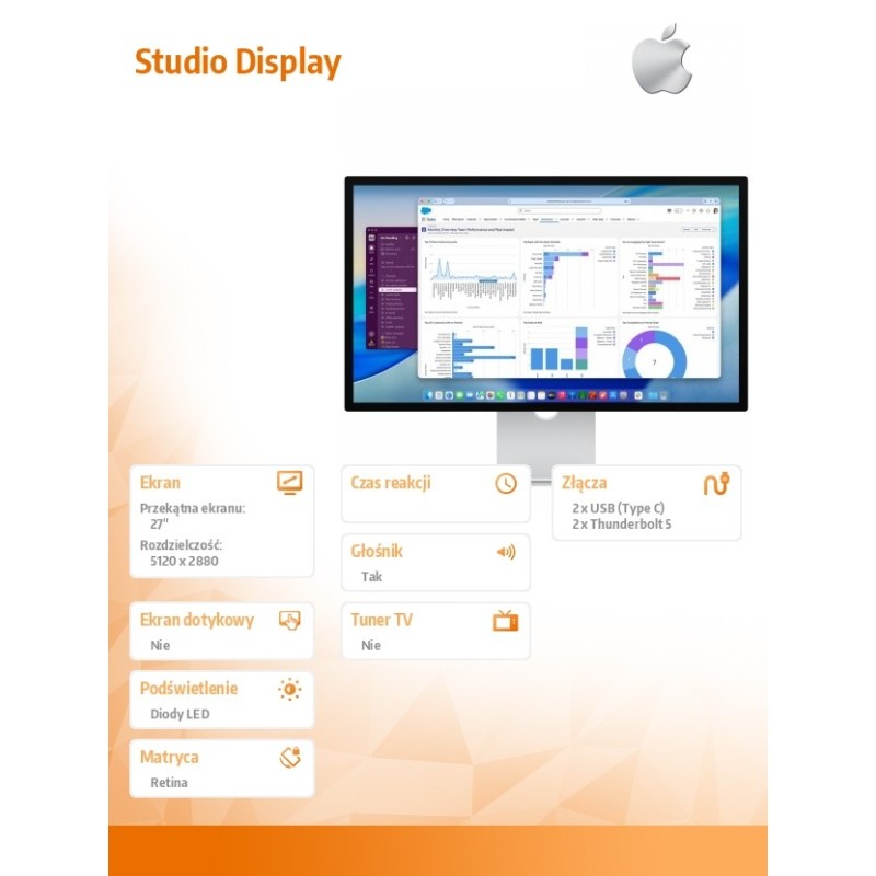 Apple Studio Display - Standard Glass - Podstawka z regulacj… | PartsPC.pl