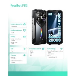 Fossibot Smartfon F113 gray CH | PartsPC.pl