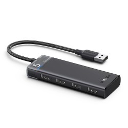 HUB USB-C CM653 1x USB-C 4x USB-A - szary | PartsPC.pl