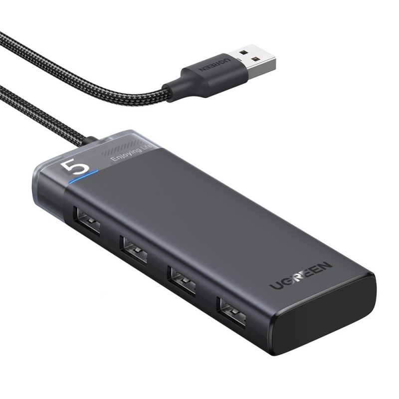 HUB USB-C CM653 1x USB-C 4x USB-A - szary | PartsPC.pl