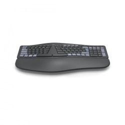 Klawiatura ergonomiczna WK900 czarna | PartsPC.pl