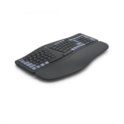 Klawiatura ergonomiczna WK900 czarna | PartsPC.pl