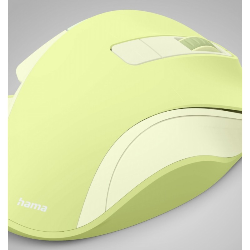 Mysz bezprzewodowa WM-500 żółta | PartsPC.pl