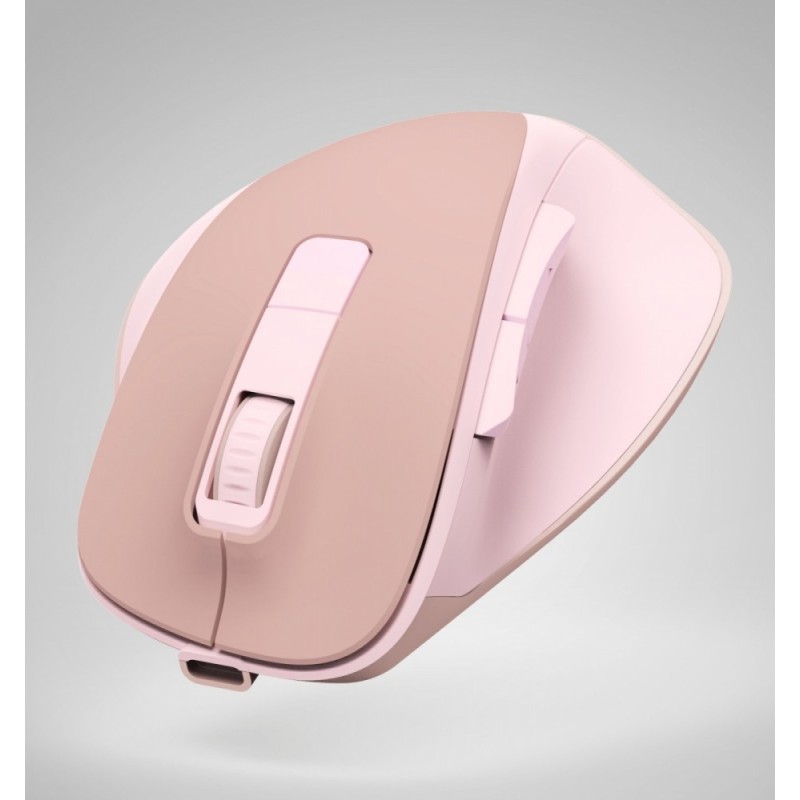 Mysz bezprzewodowa WM-500 różowa | PartsPC.pl