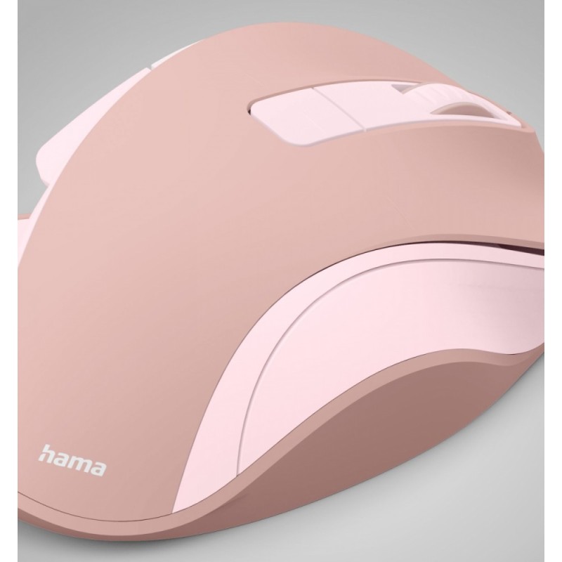 Mysz bezprzewodowa WM-500 różowa | PartsPC.pl