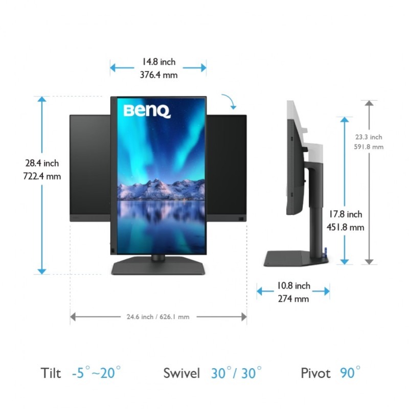 Monitor 27 cali SW272QN IPS 2K/LED/60Hz/HDMI | PartsPC.pl