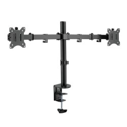 Uchwyt do 2 x monitor 17-32 cali, ramie 390 mm | PartsPC.pl