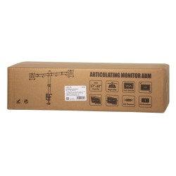 Uchwyt do 2 x monitor 17-32 cali, ramie 390 mm | PartsPC.pl