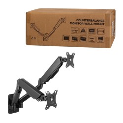 Uchwyt ścienny 2x 17-32 cali, max 2x9kg | PartsPC.pl