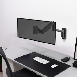Uchwyt do monitora 17-49 cali, aluminiowy, max 20kg | PartsPC.pl