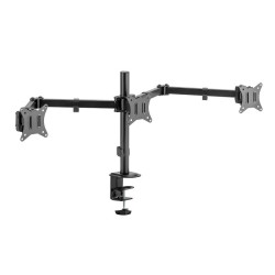 Uchwyt na 3 monitory 17 -27 cali, max 7kg na ramie | PartsPC.pl