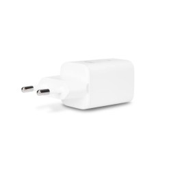 Ładowarka GaN 45W 2xUSB-C biała | PartsPC.pl