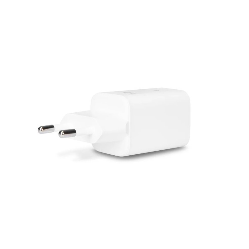 Ładowarka GaN 45W 2xUSB-C biała | PartsPC.pl